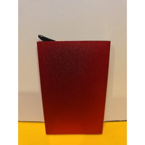 Slim Wallet Minimalist Metal Pop Up RFID Blocking Credit Card Holder Aluminum Ca - Picture 3 of 5